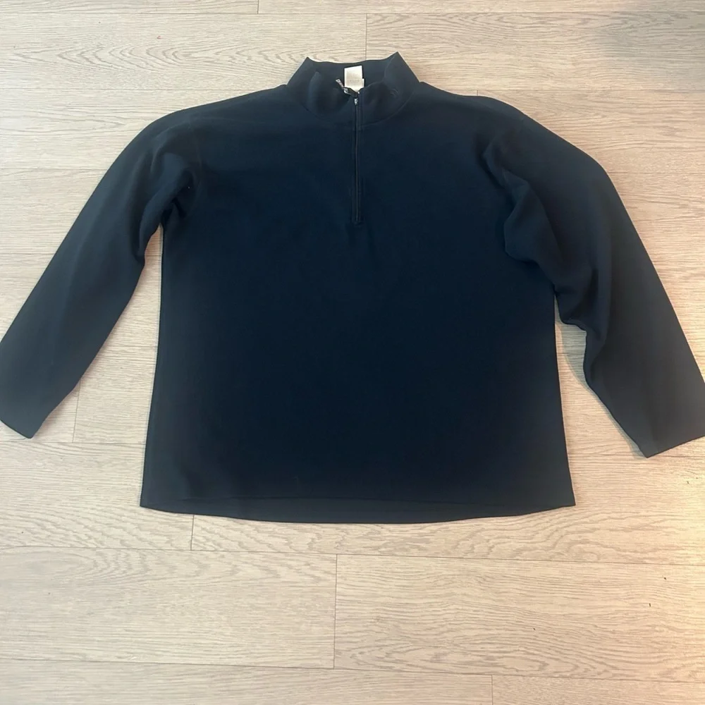 The North Face Men’s Quarter Zip Navy Blue Pullover Sweater Size XL
